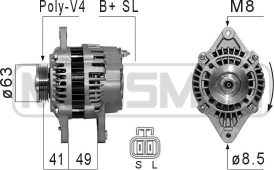 ERA 210837A - Alternatore www.autoricambit.com