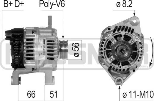 ERA 210824 - Alternatore www.autoricambit.com