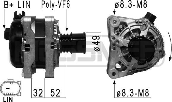 ERA 210874 - Alternatore www.autoricambit.com