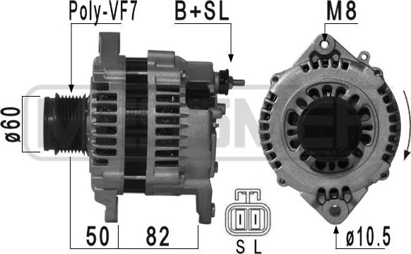 ERA 210871 - Alternatore www.autoricambit.com