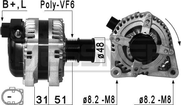 ERA 210872 - Alternatore www.autoricambit.com