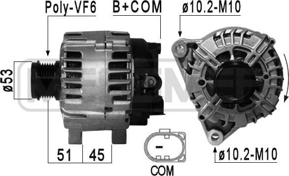 ERA 210877A - Alternatore www.autoricambit.com