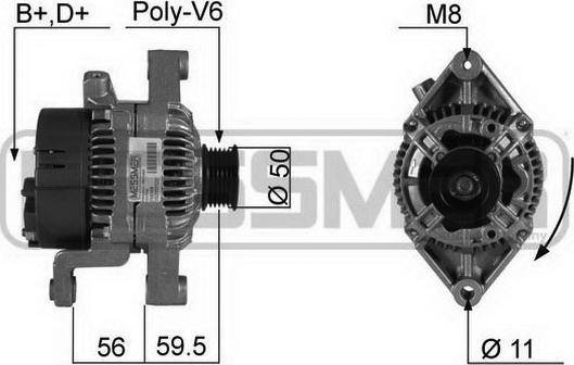 ERA 210349R - Alternatore www.autoricambit.com