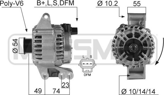 ERA 210359 - Alternatore www.autoricambit.com