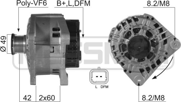 ERA 210353 - Alternatore www.autoricambit.com