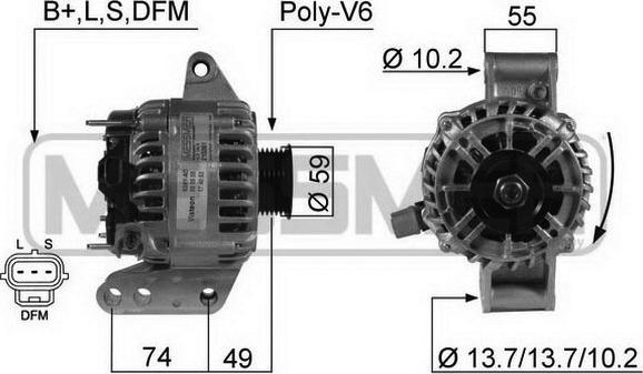 ERA 210361 - Alternatore www.autoricambit.com