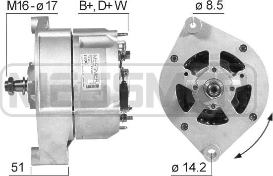 ERA 210300A - Alternatore www.autoricambit.com