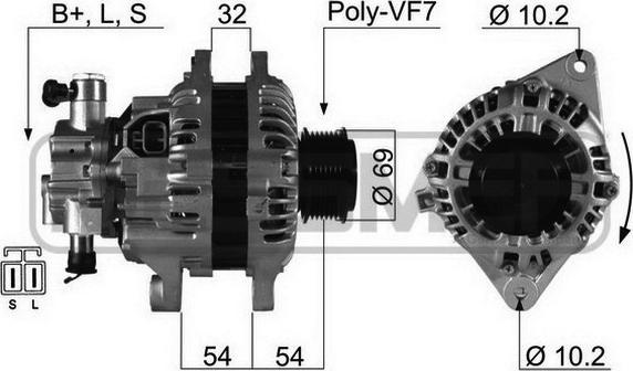 ERA 210381 - Alternatore www.autoricambit.com