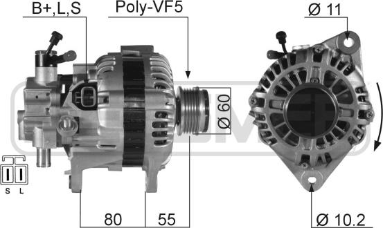 ERA 210387 - Alternatore www.autoricambit.com