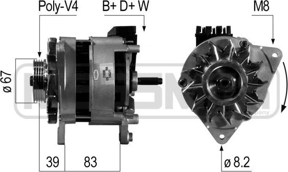 ERA 210335A - Alternatore www.autoricambit.com