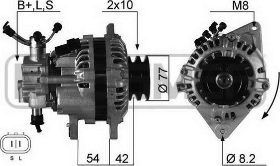 ERA 210332 - Alternatore www.autoricambit.com