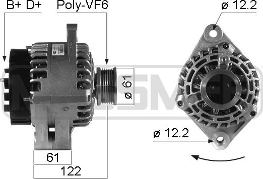 ERA 210326 - Alternatore www.autoricambit.com