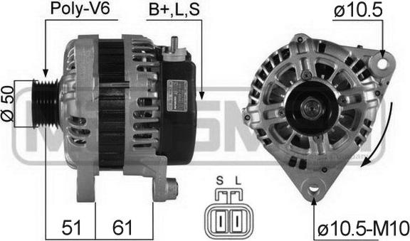 ERA 210376 - Alternatore www.autoricambit.com