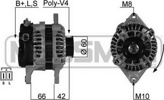 ERA 210370 - Alternatore www.autoricambit.com