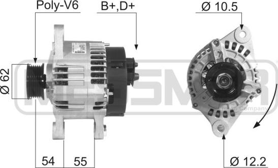 ERA 210246A - Alternatore www.autoricambit.com