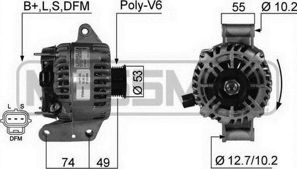 ERA 210241 - Alternatore www.autoricambit.com