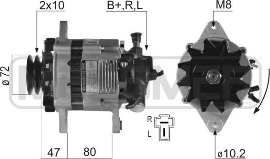 ERA 210250A - Alternatore www.autoricambit.com