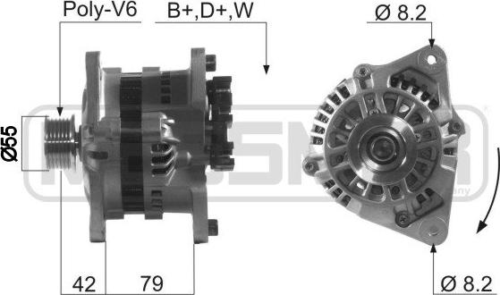 ERA 210253A - Alternatore www.autoricambit.com