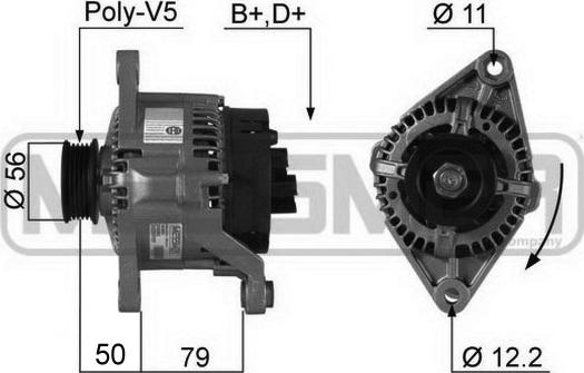 ERA 210252R - Alternatore www.autoricambit.com