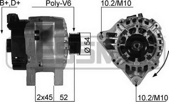 ERA 210205 - Alternatore www.autoricambit.com