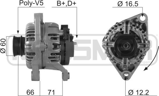 ERA 210201A - Alternatore www.autoricambit.com