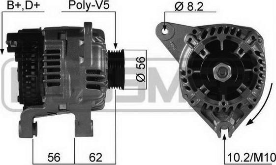 ERA 210218A - Alternatore www.autoricambit.com