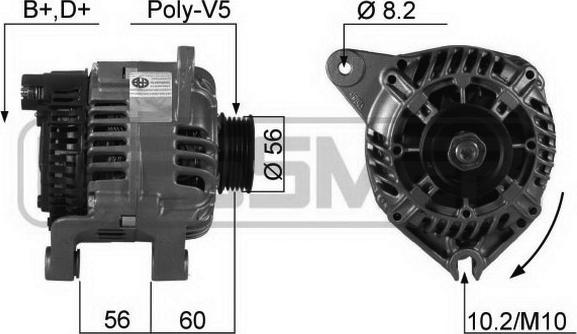 ERA 210217A - Alternatore www.autoricambit.com