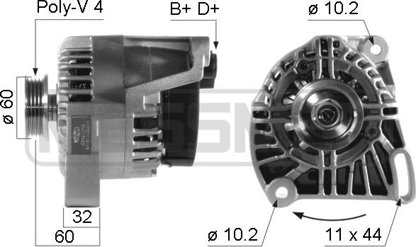 ERA 210237A - Alternatore www.autoricambit.com