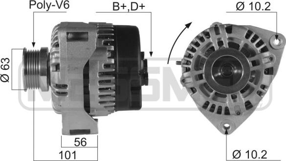 ERA 210229 - Alternatore www.autoricambit.com