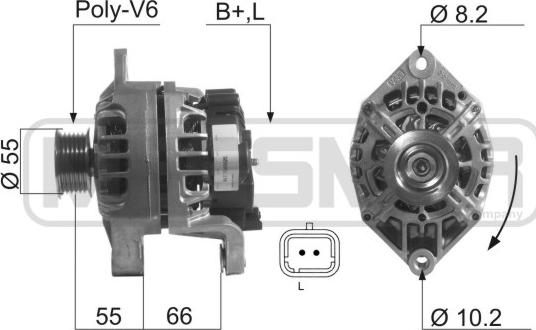 ERA 210223 - Alternatore www.autoricambit.com