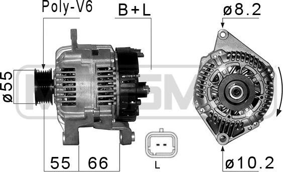 ERA 210222A - Alternatore www.autoricambit.com