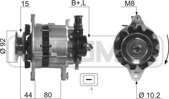 ERA 210276A - Alternatore www.autoricambit.com