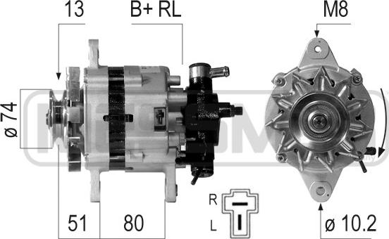 ERA 210796 - Alternatore www.autoricambit.com