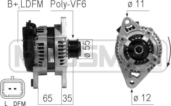 ERA 210754 - Alternatore www.autoricambit.com