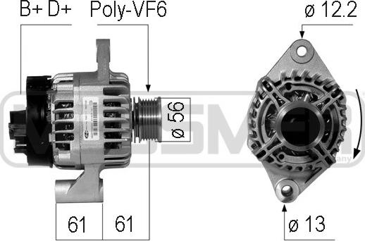 ERA 210758 - Alternatore www.autoricambit.com