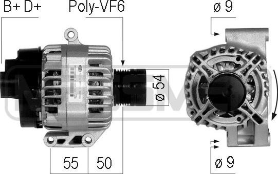 ERA 210753 - Alternatore www.autoricambit.com