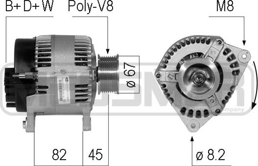 ERA 210762 - Alternatore www.autoricambit.com