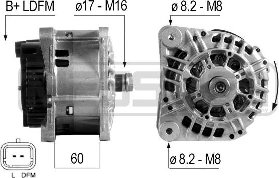 ERA 210701 - Alternatore www.autoricambit.com