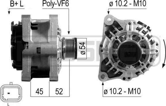 ERA 210703 - Alternatore www.autoricambit.com