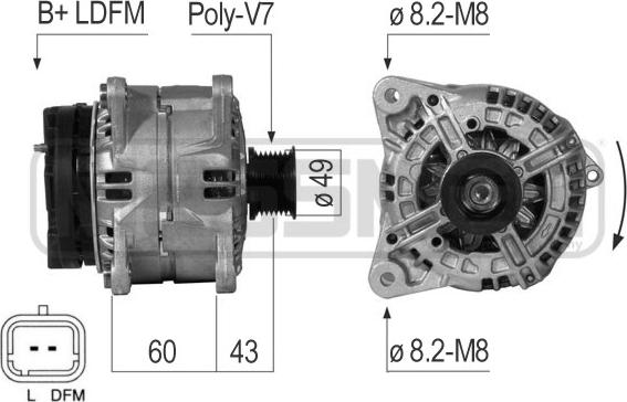 ERA 210719 - Alternatore www.autoricambit.com