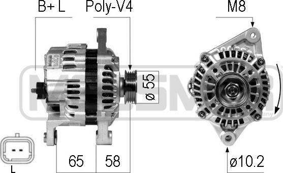 ERA 210710 - Alternatore www.autoricambit.com