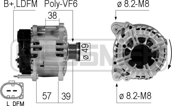 ERA 210718 - Alternatore www.autoricambit.com