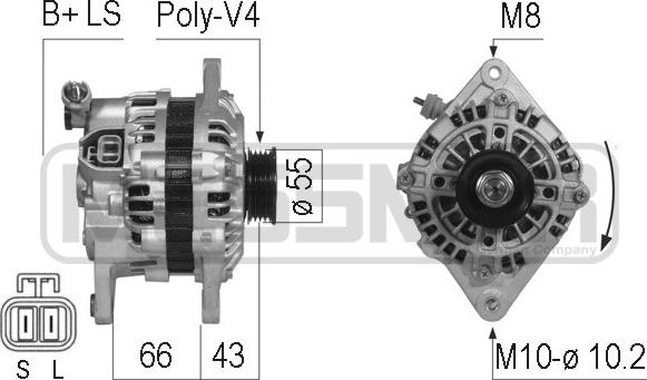 ERA 210713 - Alternatore www.autoricambit.com