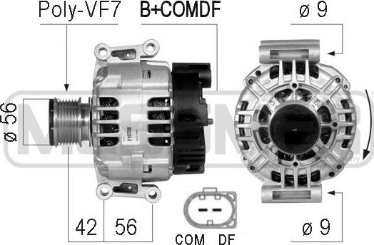 ERA 210730 - Alternatore www.autoricambit.com