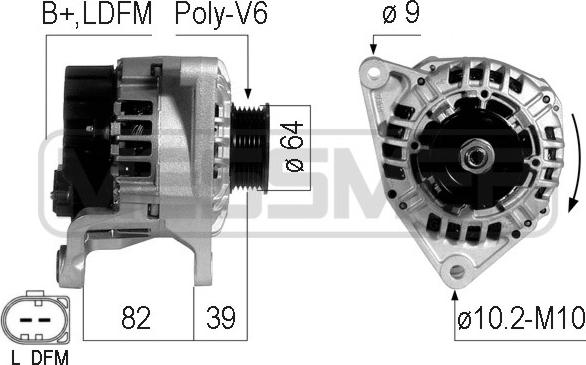 ERA 210733 - Alternatore www.autoricambit.com