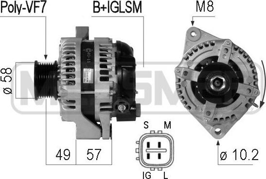 ERA 210775A - Alternatore www.autoricambit.com