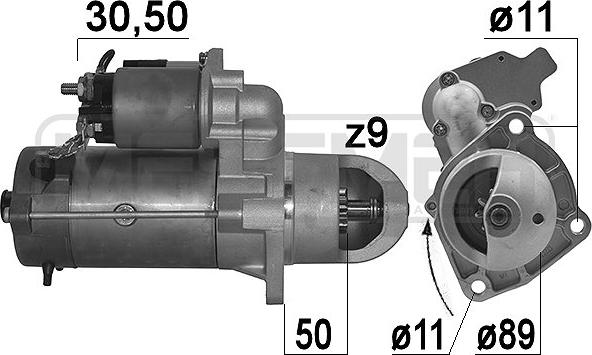 ERA 220992 - Motorino d'avviamento www.autoricambit.com