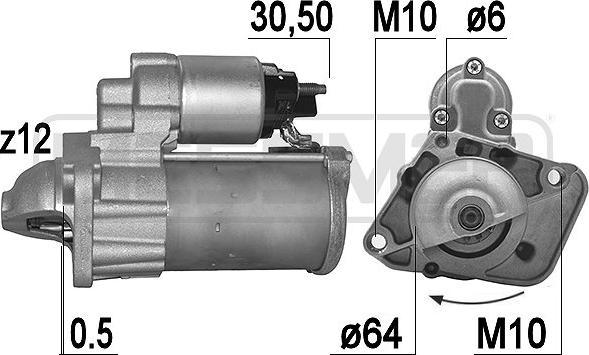 ERA 220997 - Motorino d'avviamento www.autoricambit.com