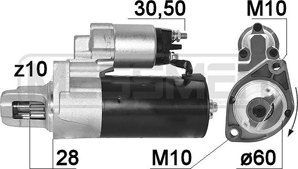 ERA 220949A - Motorino d'avviamento www.autoricambit.com