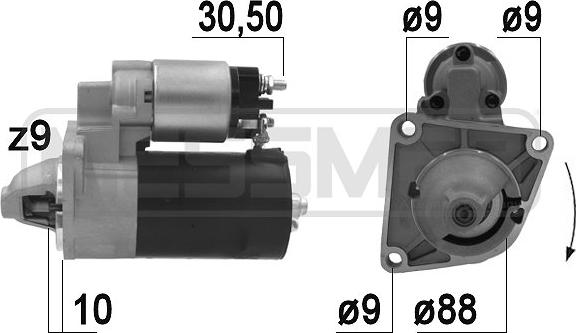 ERA 220944A - Motorino d'avviamento www.autoricambit.com